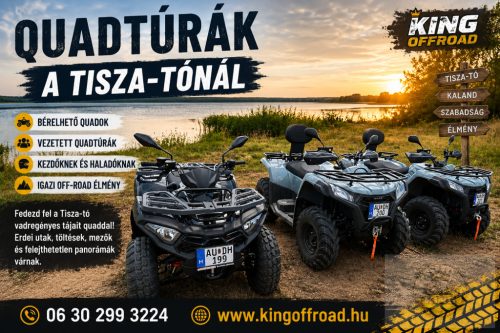 Vezetett quadtúra a Jászságban (2 személyes quaddal)